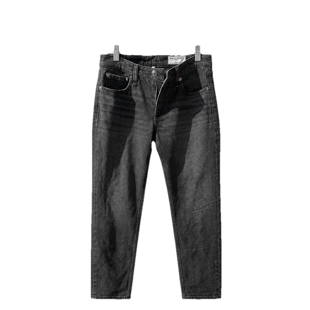 rag & bone Jeans Women's size 25 Black Wash Dre Low Rise Slim Minimalist Grunge